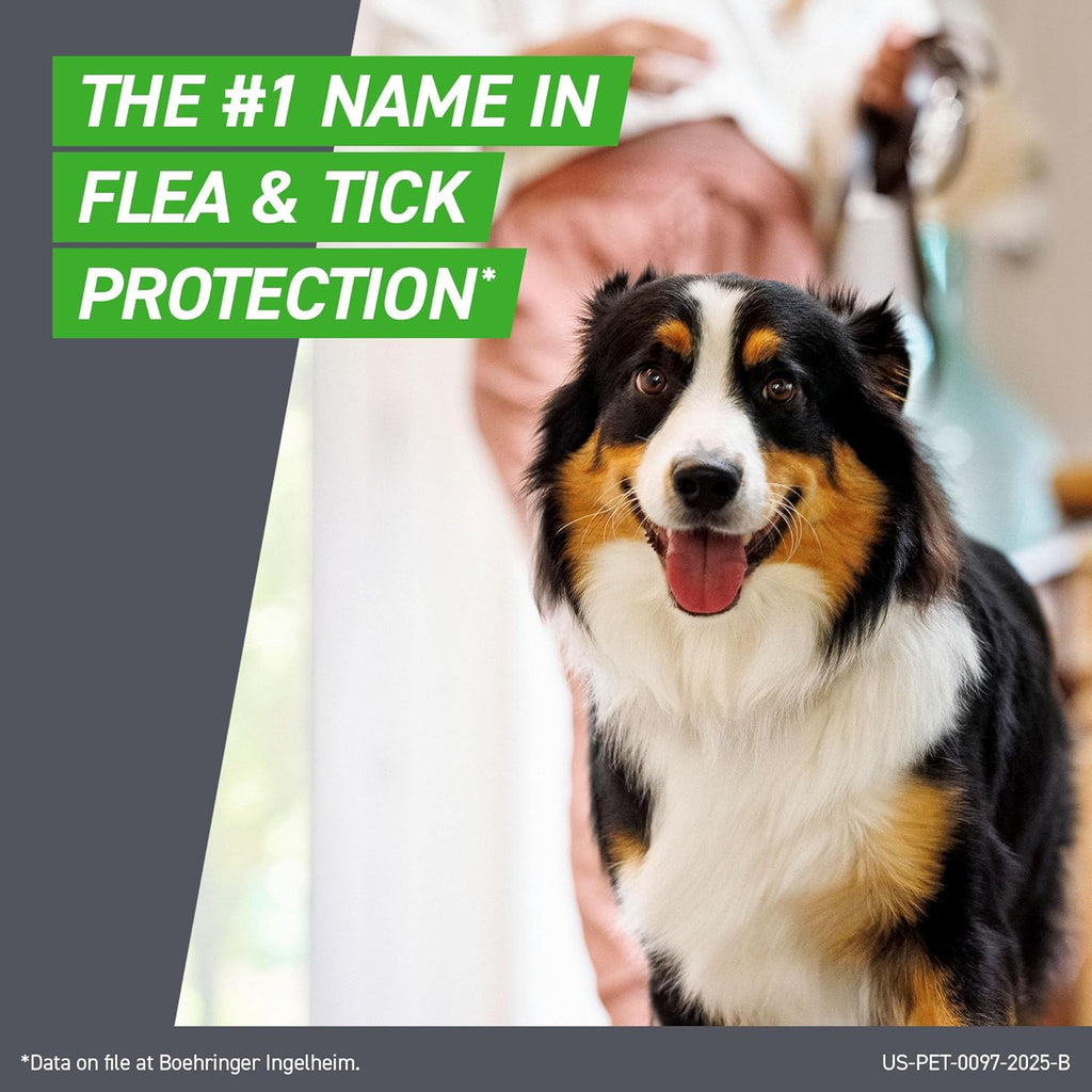 Frontline Plus for Large Dogs 45 to 88 Pounds Flea and Tick Treatment, 6 Doses