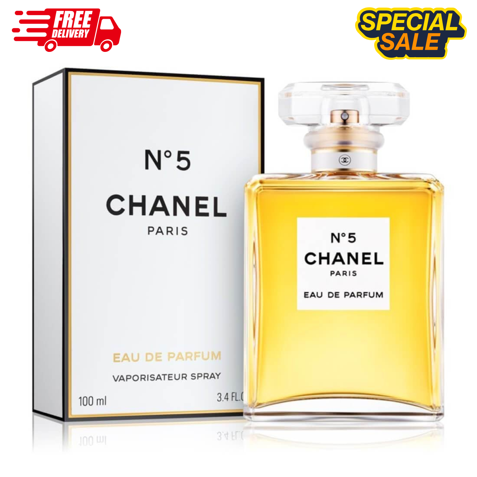 CHANEL Chanel No 5 for Women 3.4 oz Eau de Perfume