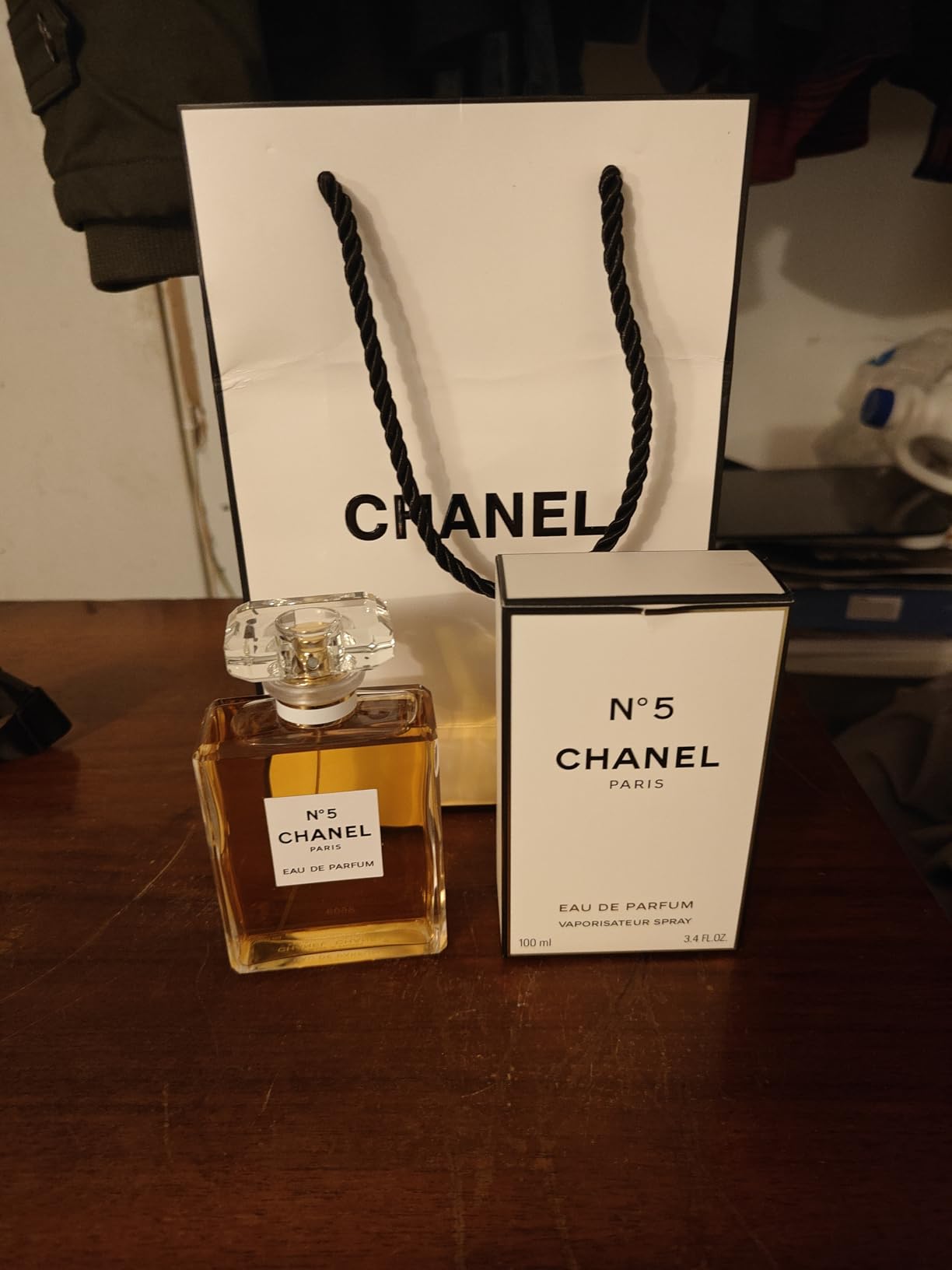 Chanel No. 5 Eau de Parfum Spray for Women 3.4 oz