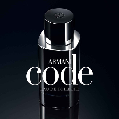 Armani Beauty- Code - Eau de Toilette - Cologne for Men - Ambery Woody Fragrance - Citrus, Lavandin, Tonka Bean Notes - Punch Bazar