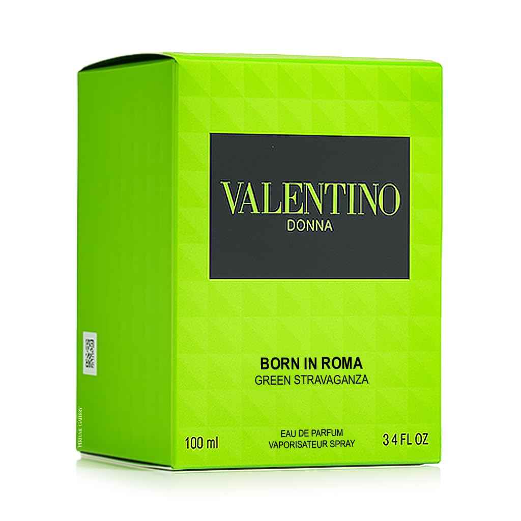 Valentino Donna Born In Roma Green Stravaganza by Valentino for Women - 3.4 oz EDP Spray, Floral Fragrance - Punch Bazar