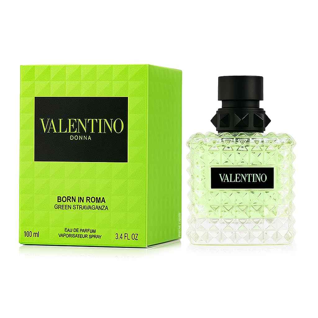 Valentino Donna Born In Roma Green Stravaganza by Valentino for Women - 3.4 oz EDP Spray, Floral Fragrance - Punch Bazar